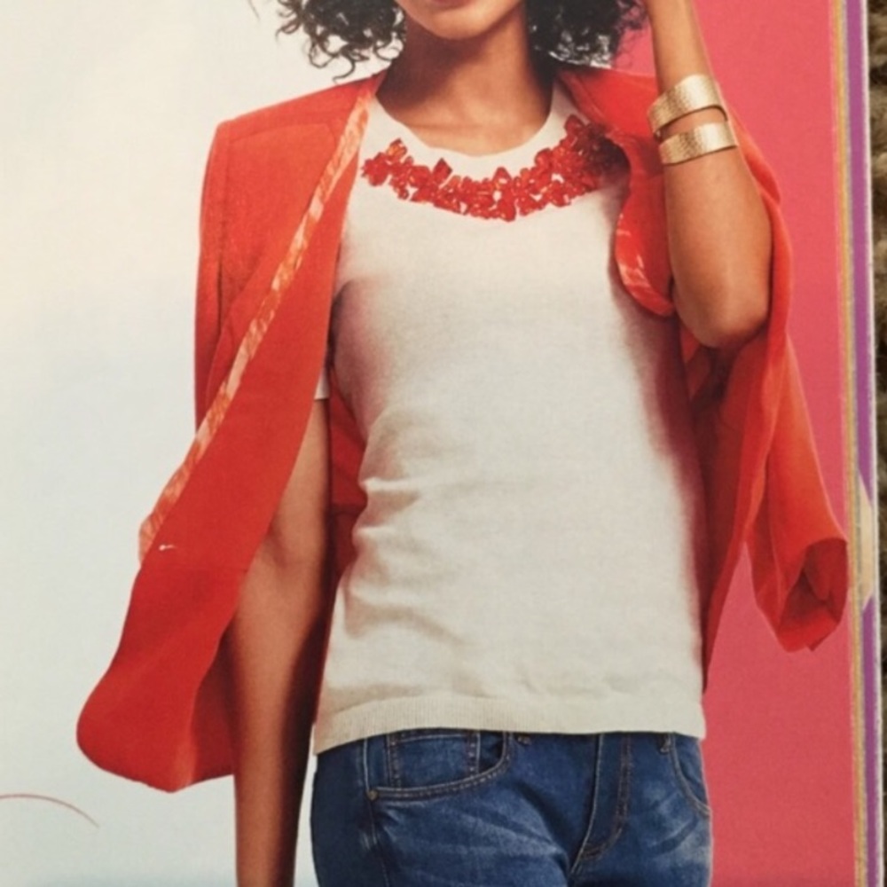 CAbi Jane Grenadine / Coral Blazer
